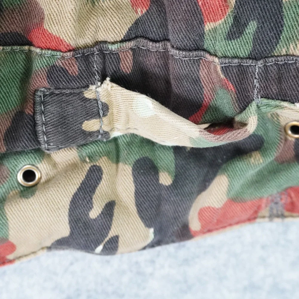 Swiss Army M70 Alpenflage Combat Pack Backpack Coat Jacket Attachment Distressed